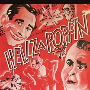 1939 Hellz A Poppin Vintage Original Program